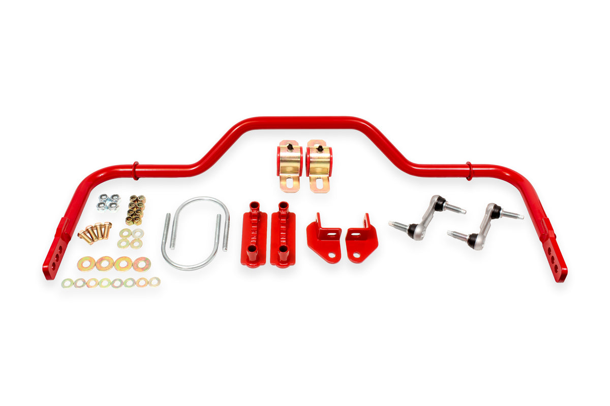 BMR 64-72 A-Body Rear Pro-Touring Style Hollow 1.125in Sway Bar Kit - Red - SB035R