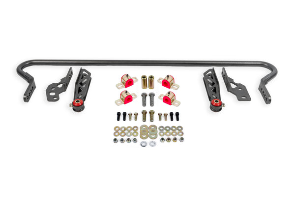 BMR 11-14 S197 Mustang Rear Hollow 25mm Adj. Sway Bar Kit w/ Bushings - Black Hammertone - SB042H