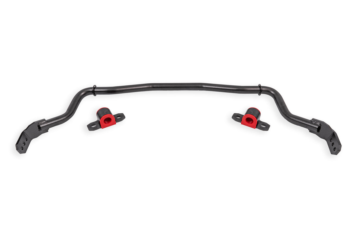 BMR 15-23 S550 Mustang Front Hollow 35mm 3-Hole Adj. Sway Bar Kit - Black Hammertone - SB044H