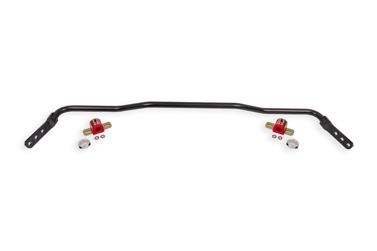 BMR 15-23 S550 Mustang Rear Hollow 25mm 3-Hole Adj. Sway Bar Kit - Black Hammertone - SB045H
