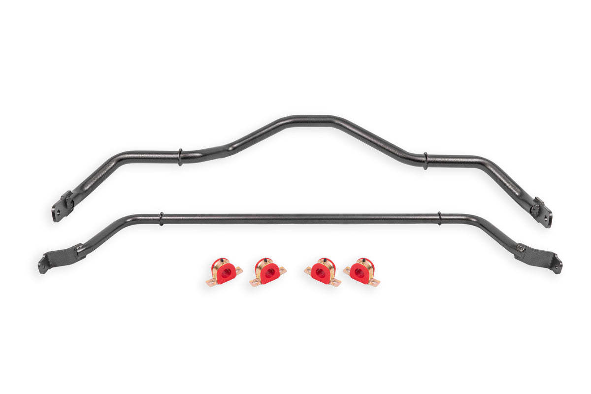 BMR 16-20 6th Gen Camaro Front & Rear Sway Bar Kit w/ Bushings - Black Hammertone - SB049H