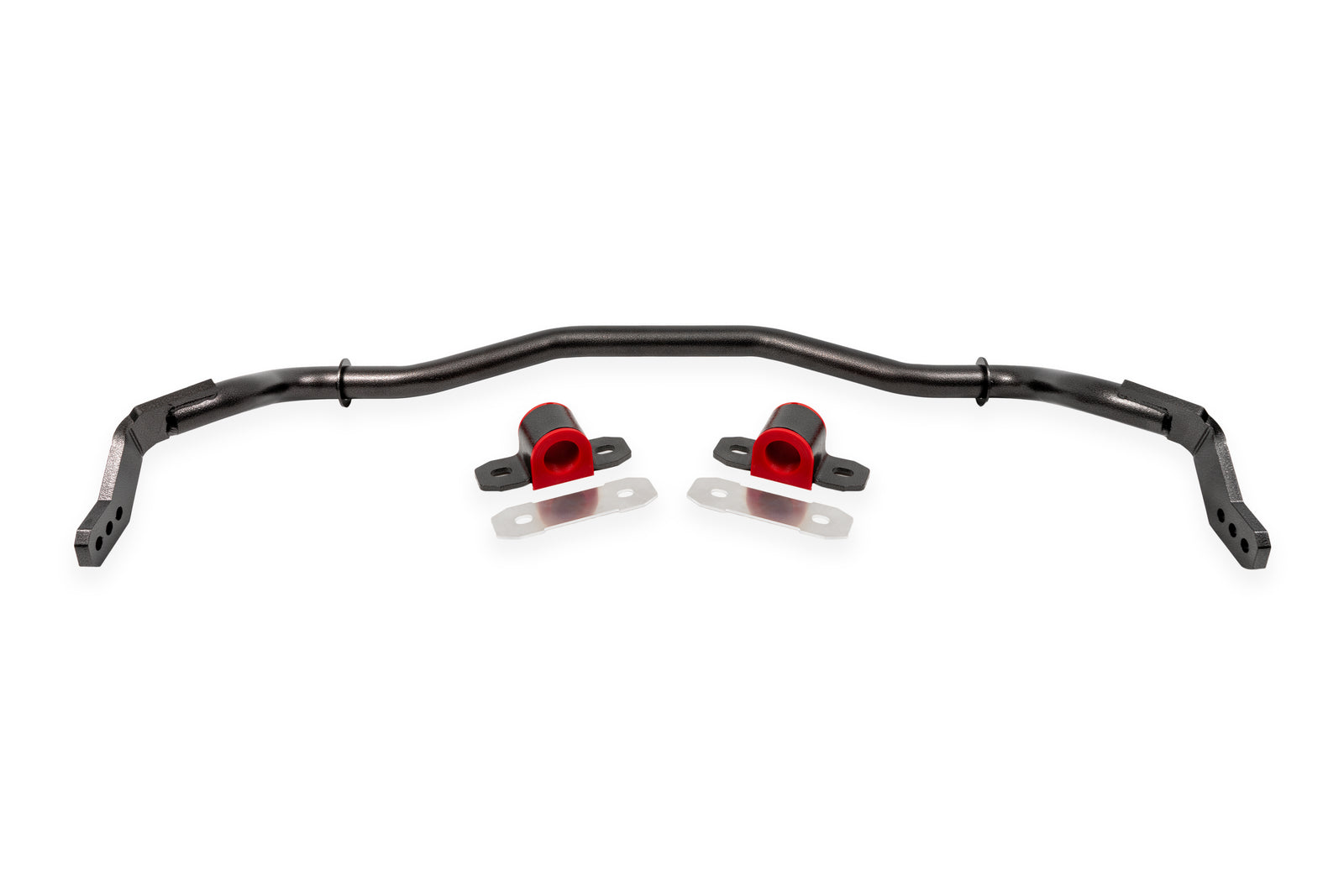 BMR 15-23 S550 Mustang Sway Bar Kit Front Hollow 38mm 3-Hole Adjustable Black Hammertone - SB764H