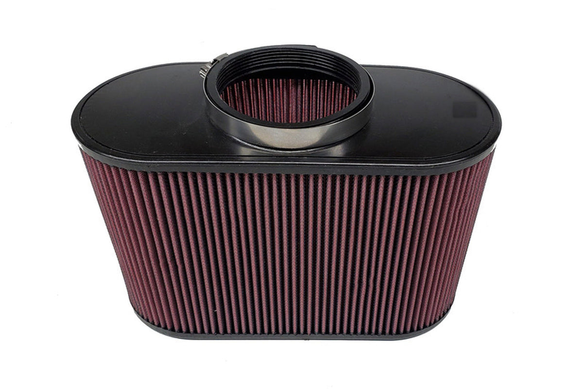 JLT Intake Replacement Filter 4" X 12" Oval (No Hole) - SBAFO412NH-R by JLT Performance