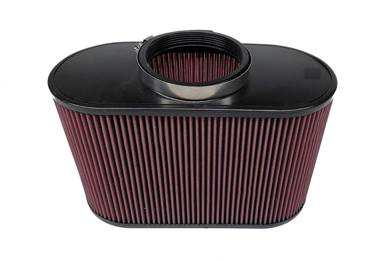 JLT Intake Replacement Filter 4" X 12" Oval (No Hole) - SBAFO412NH-R by JLT Performance