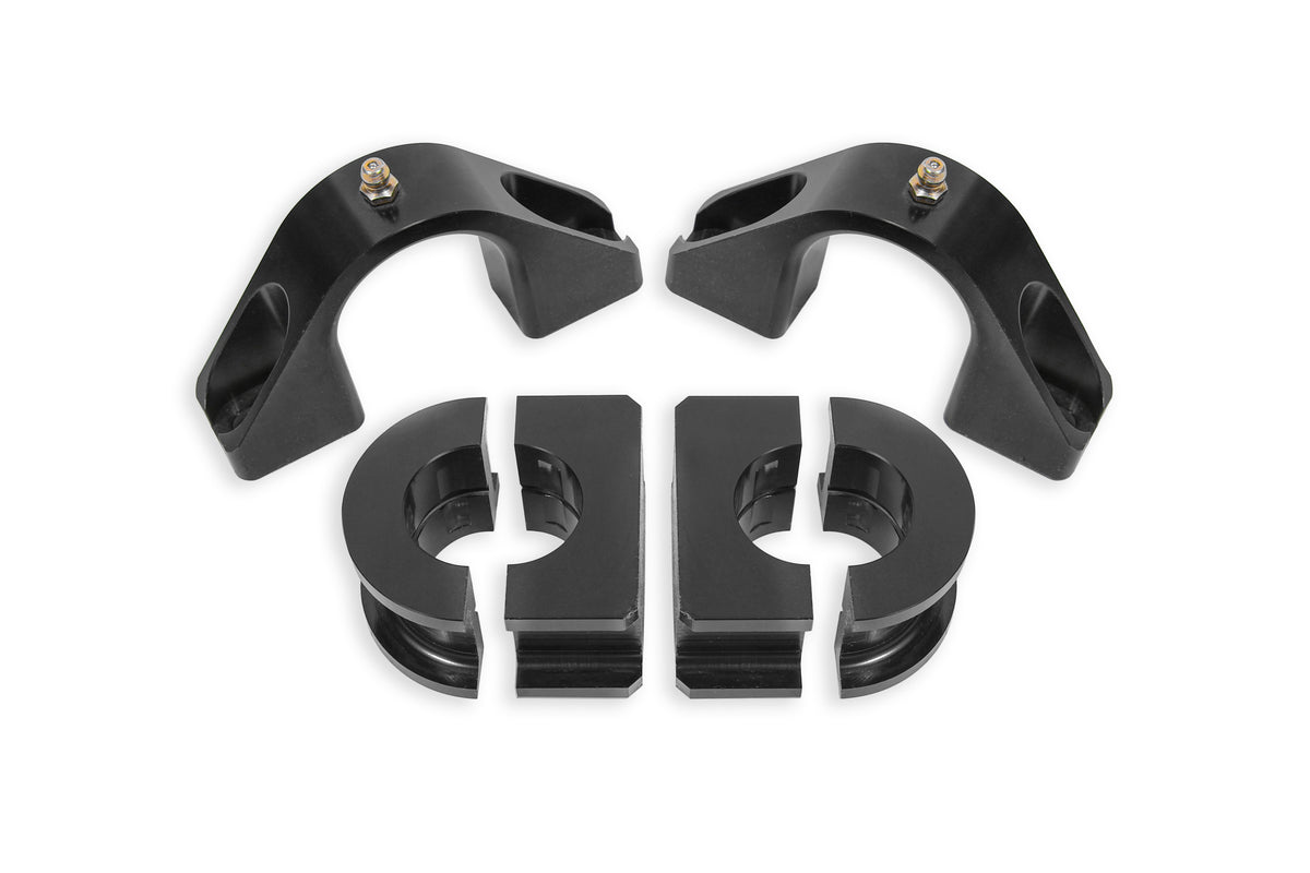BMR Universal 1.25in Delrin Bushing Kit (For Billet Sway Bar Mounts) - Black - SBB010