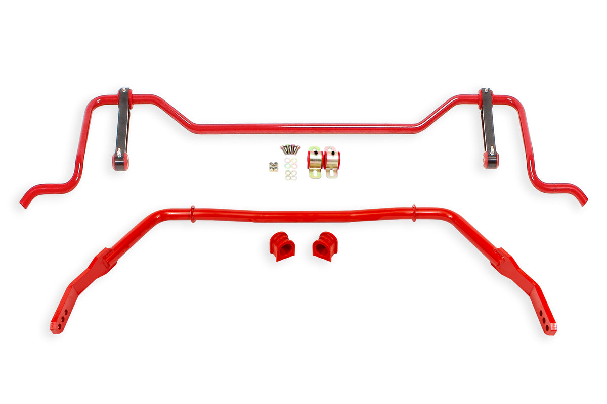 BMR 05-10 Ford S197 Mustang Sway Bar Package - Red - SBP010R for 2005-2014 Ford Mustang
