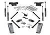 Superlift 00-01 Dodge Ram 1500 4WD 5in Lift Kit Control Arm Kit w/ Superlift Shocks - K101 - front view