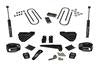 Superlift 13-18 Dodge Ram 3500 4WD 4in Lift Kit w/ Front Shock Brackets and Superlift Rear Shocks - K145 - front view
