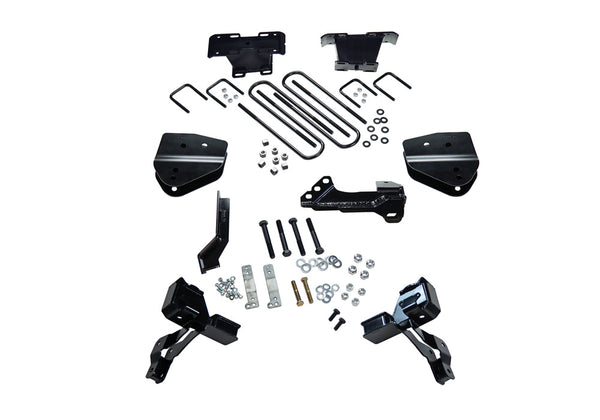 Superlift 17-19 Ford F-250/F-350 SuperDuty 4WD (Gas/Diesel) 4in Spacer Lift Kit - K163 - front view