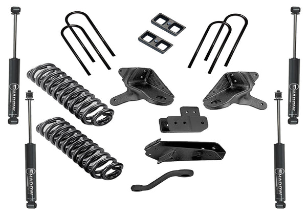 Superlift 80-96 Ford F-150 4WD 6in Lift Kit w/ Superlift Shocks - K560 - front view