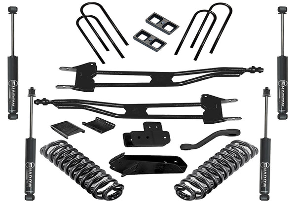 Superlift 80-96 Ford F-150 4WD 6in Lift Kit Superunner Kit w/ Superlift Shocks - K561 - front view