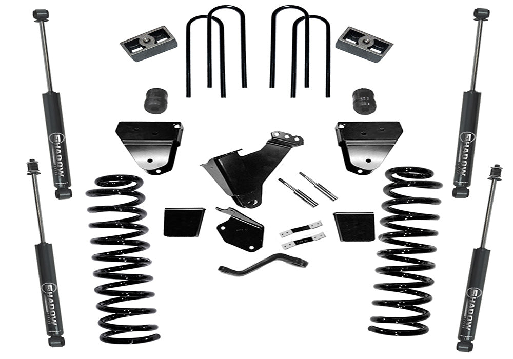Superlift 05-07 Ford F-250/F-350 SuperDuty 4WD 6in Lift Kit w/ Superlift Shocks - K806 - front view