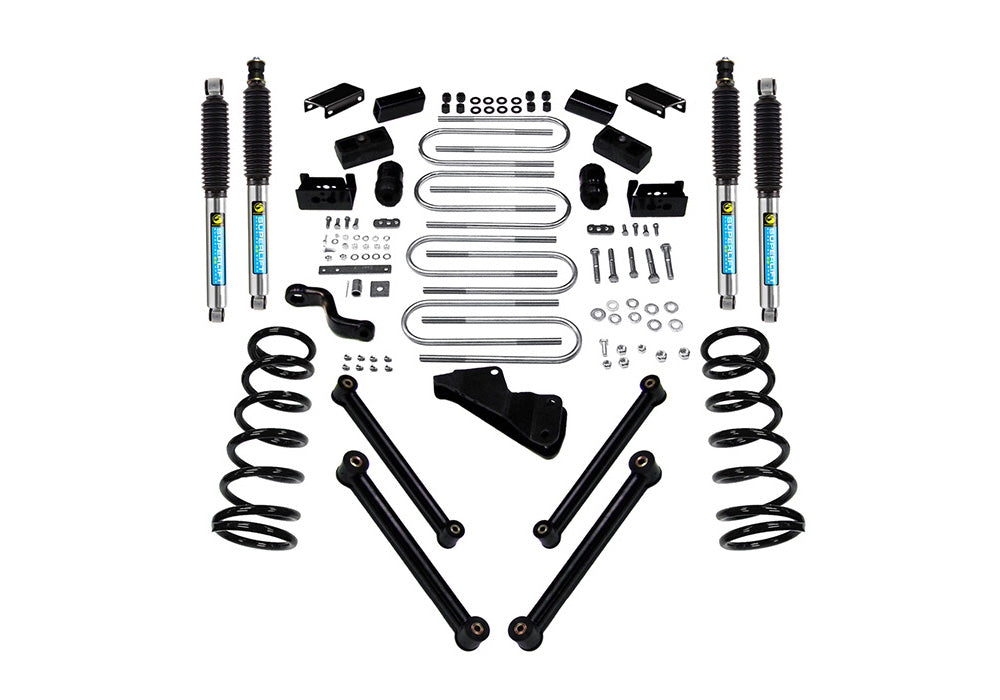 Superlift 06-07 Dodge Ram 2500/3500 4WD 6in Lift Kit w/ Bilstein Shocks - K823B - front view