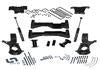 Superlift 14-18 Chevy Silv 2WD w/ Alum/Stamped Steel Control Arms 8in Lift Kit w/ SLF Rear Shocks - K897 - front view