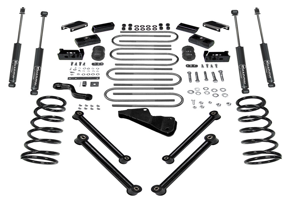 Superlift 10-13 Dodge Ram 2500/10-12 3500 4WD 4in Lift Kit w/ Superlift Shocks - K965 - front view