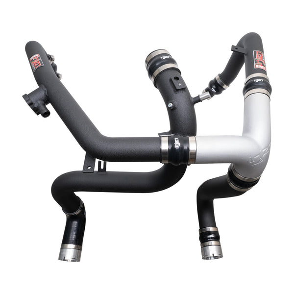 Injen 21-25 Ford Bronco 2.7L V6 (TT) EcoBoost SES Intercooler Pipes - Wrinkle Black - SES9301ICPWB