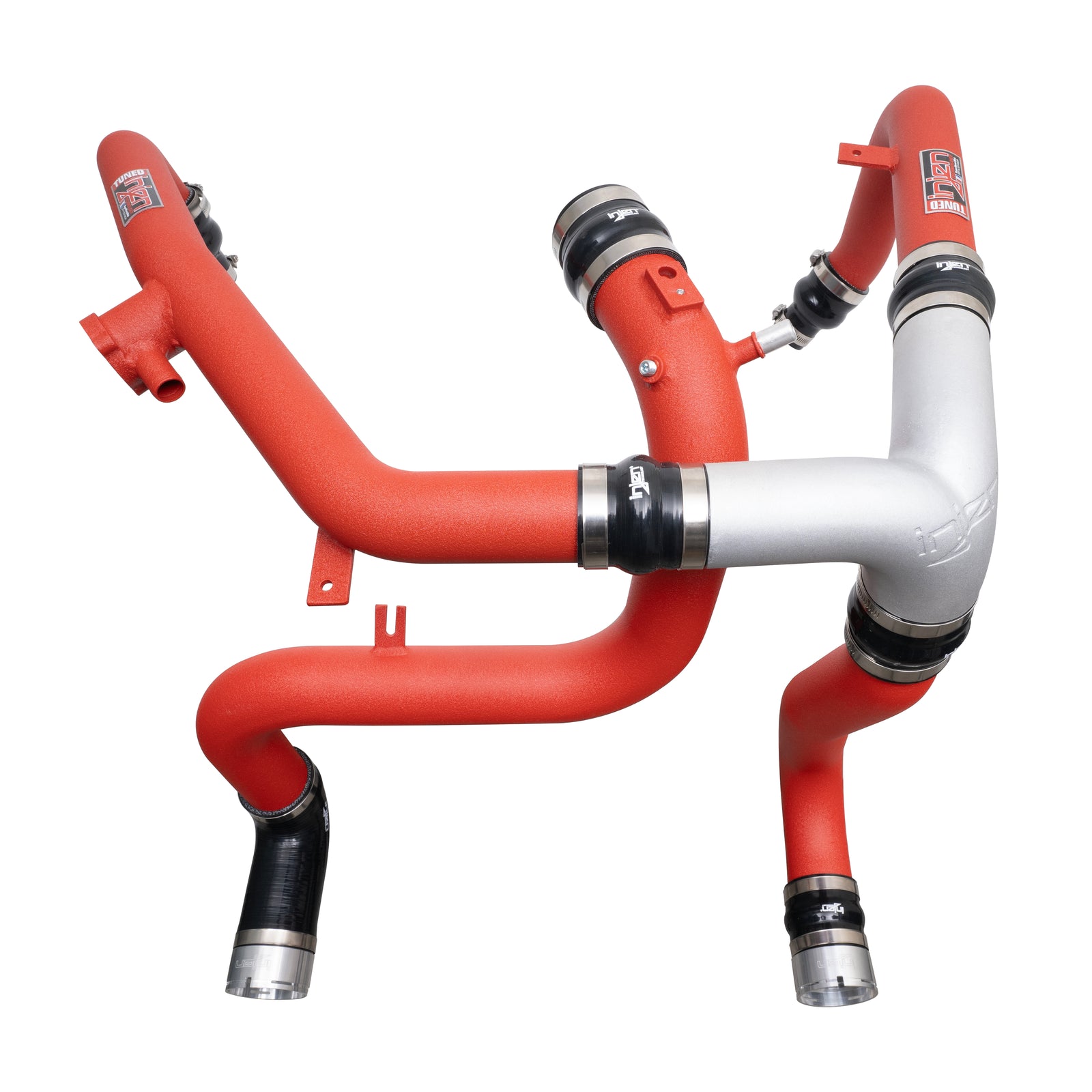 Injen 21-25 Ford Bronco 2.7L V6 (TT) EcoBoost SES Intercooler Pipes - Wrinkle Red - SES9301ICPWR