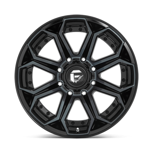 Fuel Off-Road D704 20X10 Gloss Machined Double Dark Tint 8x180 -18mm