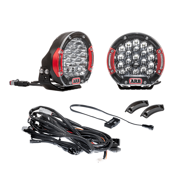 ARB Intensity SOLIS 21 2 Spot Kit With Loom (Does NOT DS) - SJB21SKIT by ARB - front view