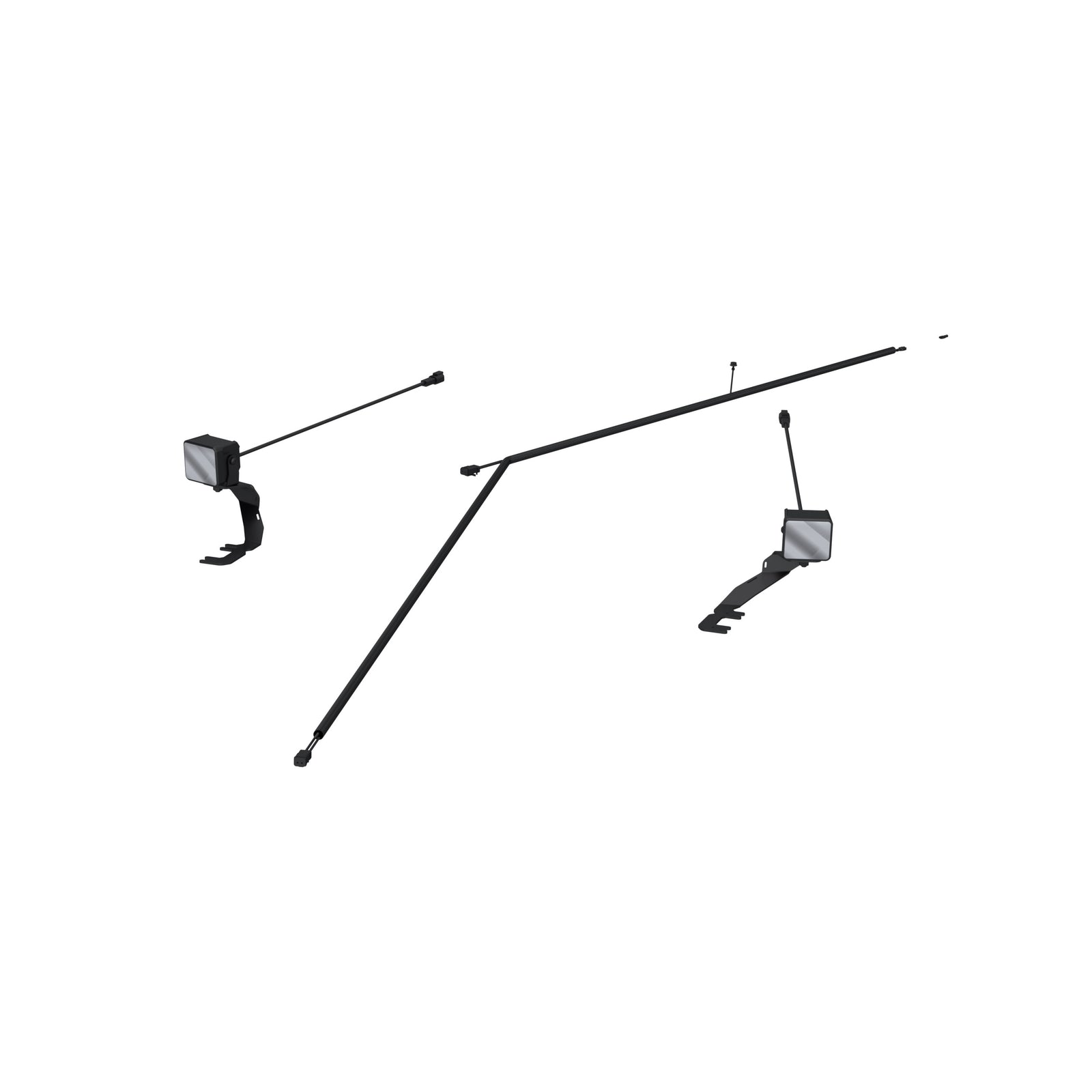 MBRP Ditch Light Kit Flood Beam Ford Ranger Raptor 24-26 Upfitter Switch Models Only - SL5270-02F