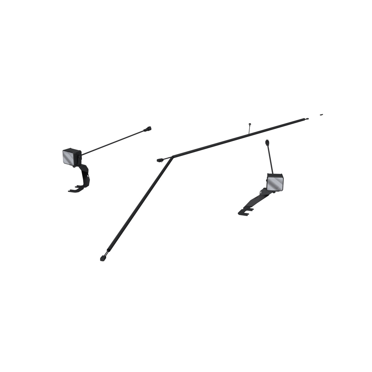 MBRP Ditch Light Kit Amber Spot Beam Ford Ranger Raptor 24-26 Upfitter Switch Models Only - SL5270-02SA