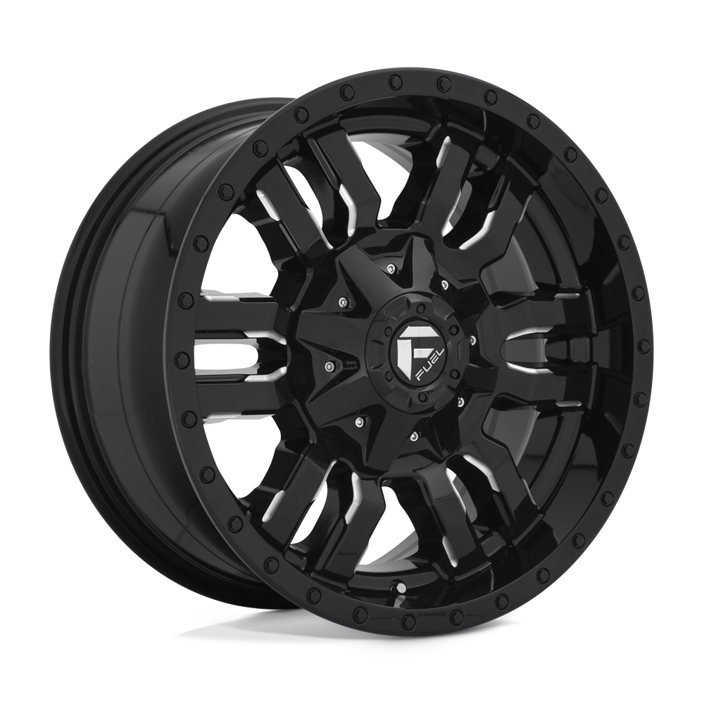Fuel Off-Road D595 18X9 Gloss Black Milled 8x180 +20mm