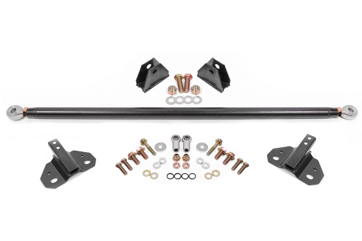 BMR 15-23 Ford S550 Mustang Shock Mount Kit - Black Hammertone - SM762H