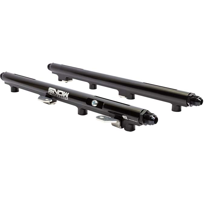 Snow 2005+ Hemi 5.7L/6.1L Factory Height Injectors Return Style Billet Fuel Rail Kit - SNF-30011