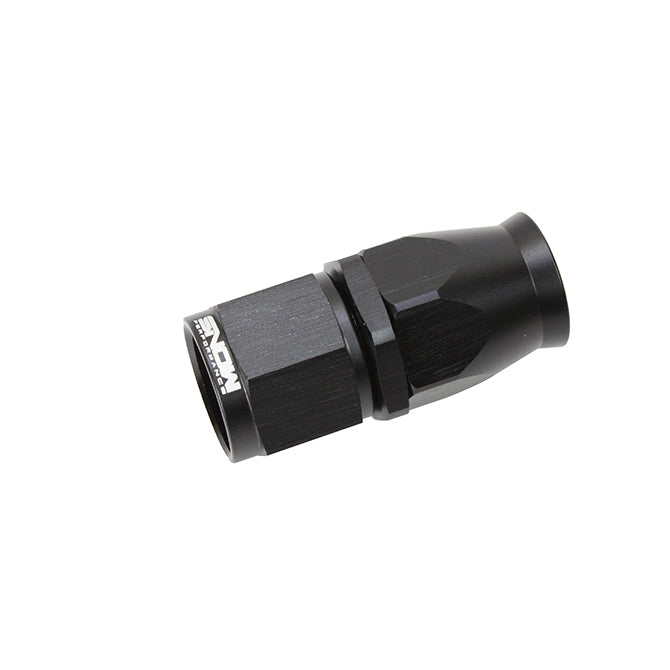 Snow Performance 12 AN Straight PTFE Hose End (Black) - SNF-60120