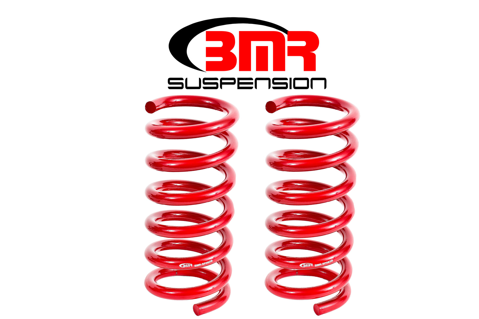 BMR 15-23 S550 Mustang Rear Performance Version Lowering Springs - Red - SP082R