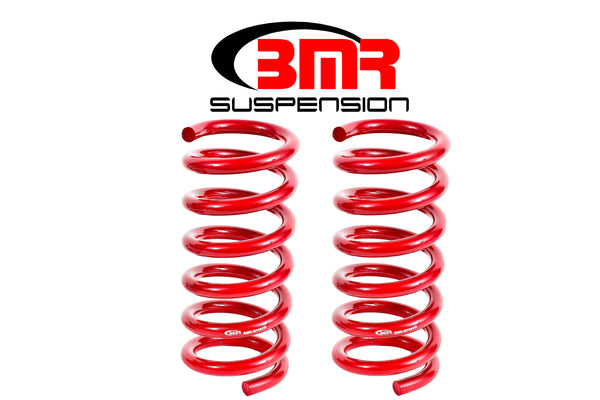 BMR 15-23 S550 Mustang Rear Performance Version Lowering Springs - Red - SP082R