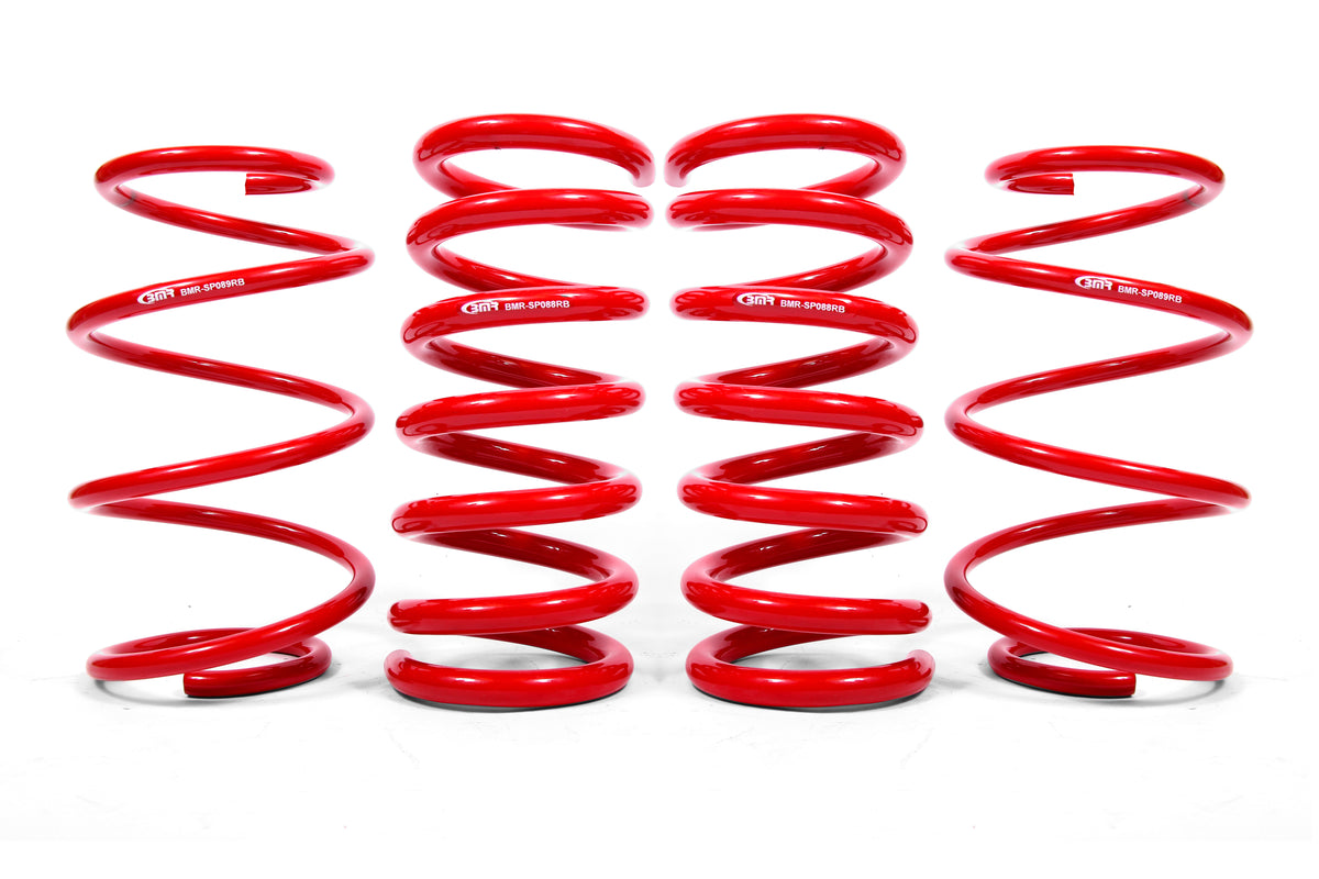 BMR 15-23 S550 Ford Mustang S550 Lowering Spring Kit (Set Of 4) - Red - SPD763R