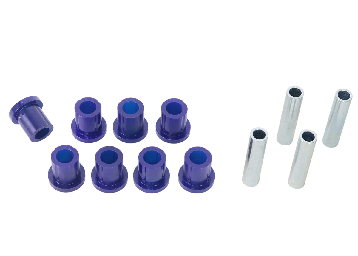 SuperPro - Rear Spring Shackle Upper & Lower Bushing Kit - SPF2098K