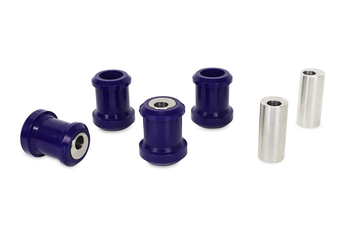 SuperPro - Front Control Arm Upper-Inner Bushing Kit - Camber Adjustable Double Offset (Stainless Steel Hardware) - SPF3254SSK