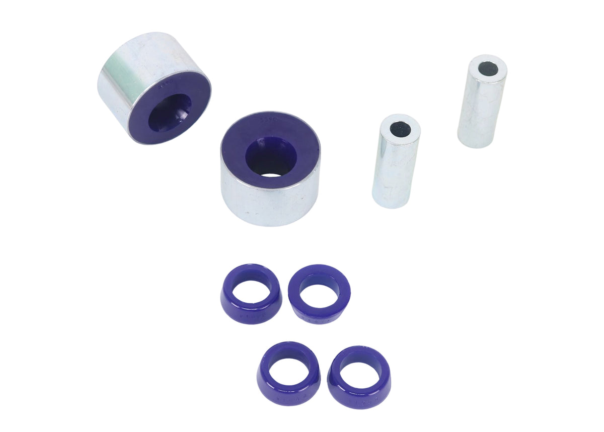 SuperPro - Front Lower Control Arm Inner Rear Bushing Kit - Double Offset (+Caster) - SPF5390K