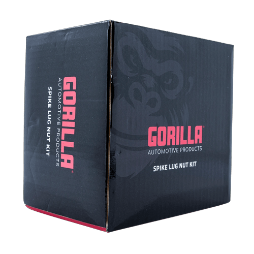 Gorilla Automotive - 5 Lug 12x1.5 Spike Lug Install Kit Black - SPK5-12150B