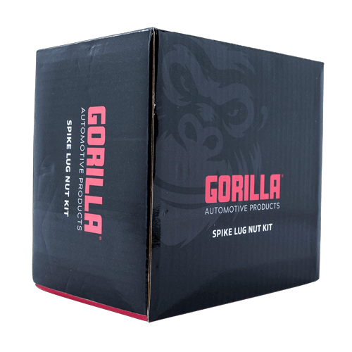 Gorilla Automotive - 23 Lug 1/2 Spike Jeep Install Kit Chrome - SPKJP-00012