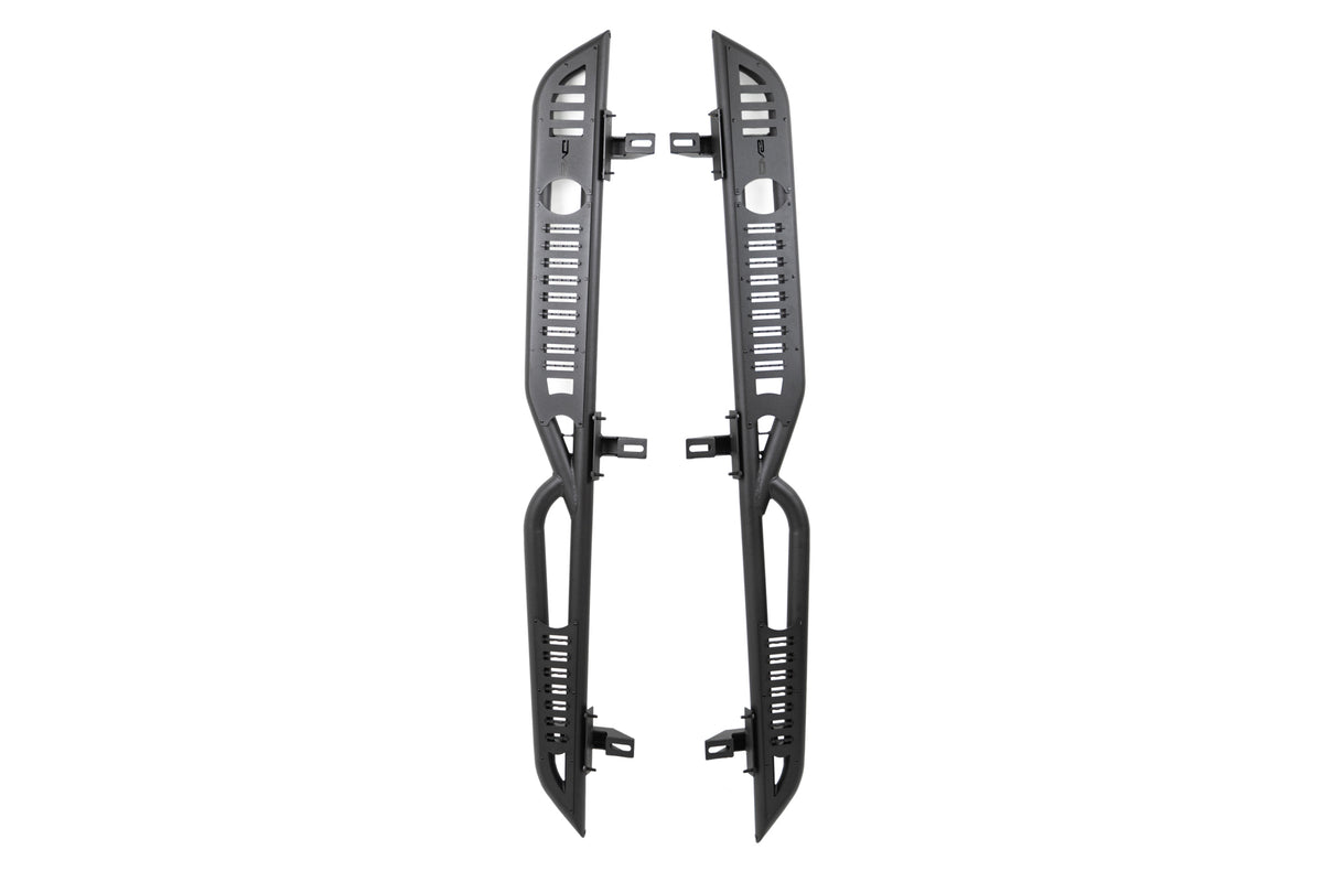 DV8 Offroad - Jeep Wrangler JL OE Plus 4-Door Side Steps - SRJL-08