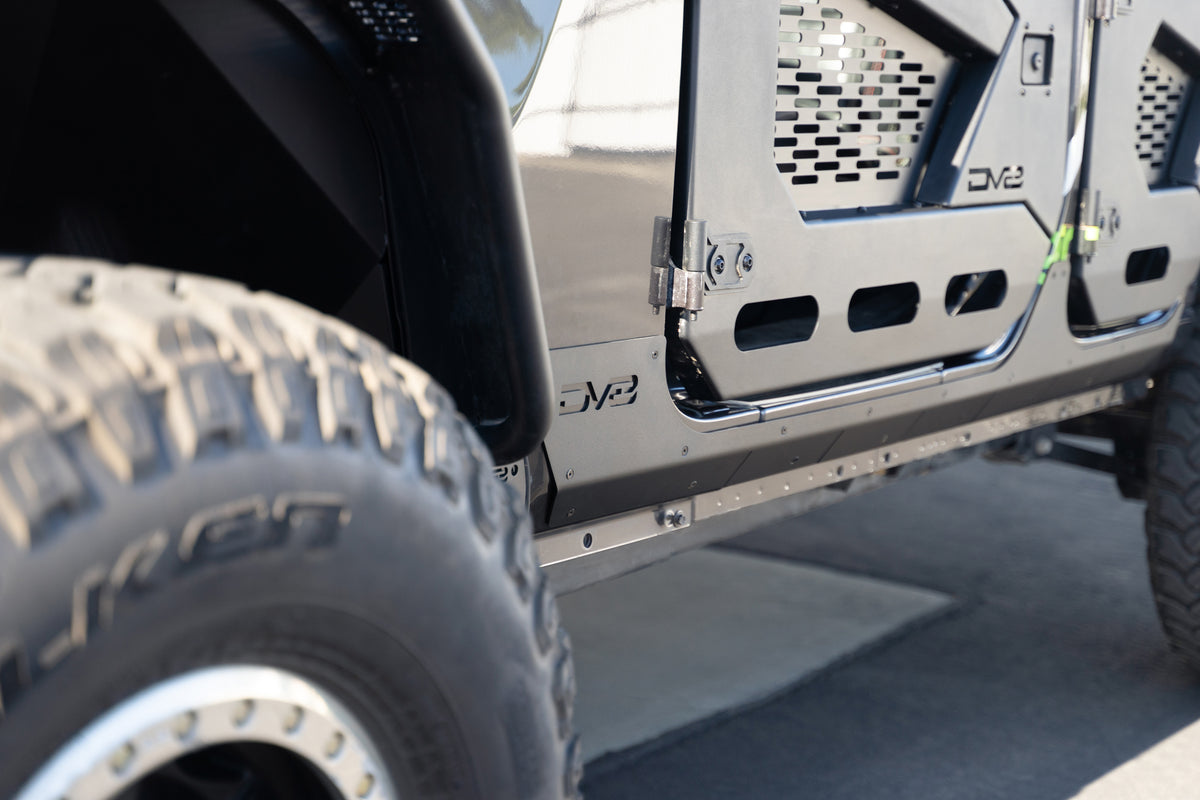 DV8 Offroad - Jeep Wrangler JL 4-Door Rock Skins - SRJL-09