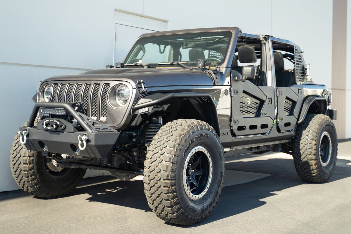 DV8 Offroad - Jeep Wrangler JL 4-Door Rock Skins - SRJL-09