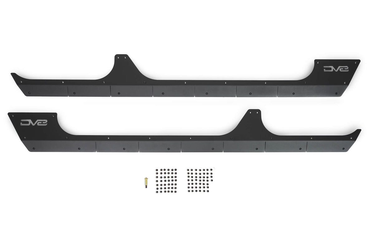 DV8 Offroad - Jeep Wrangler JL 4-Door Rock Skins - SRJL-09