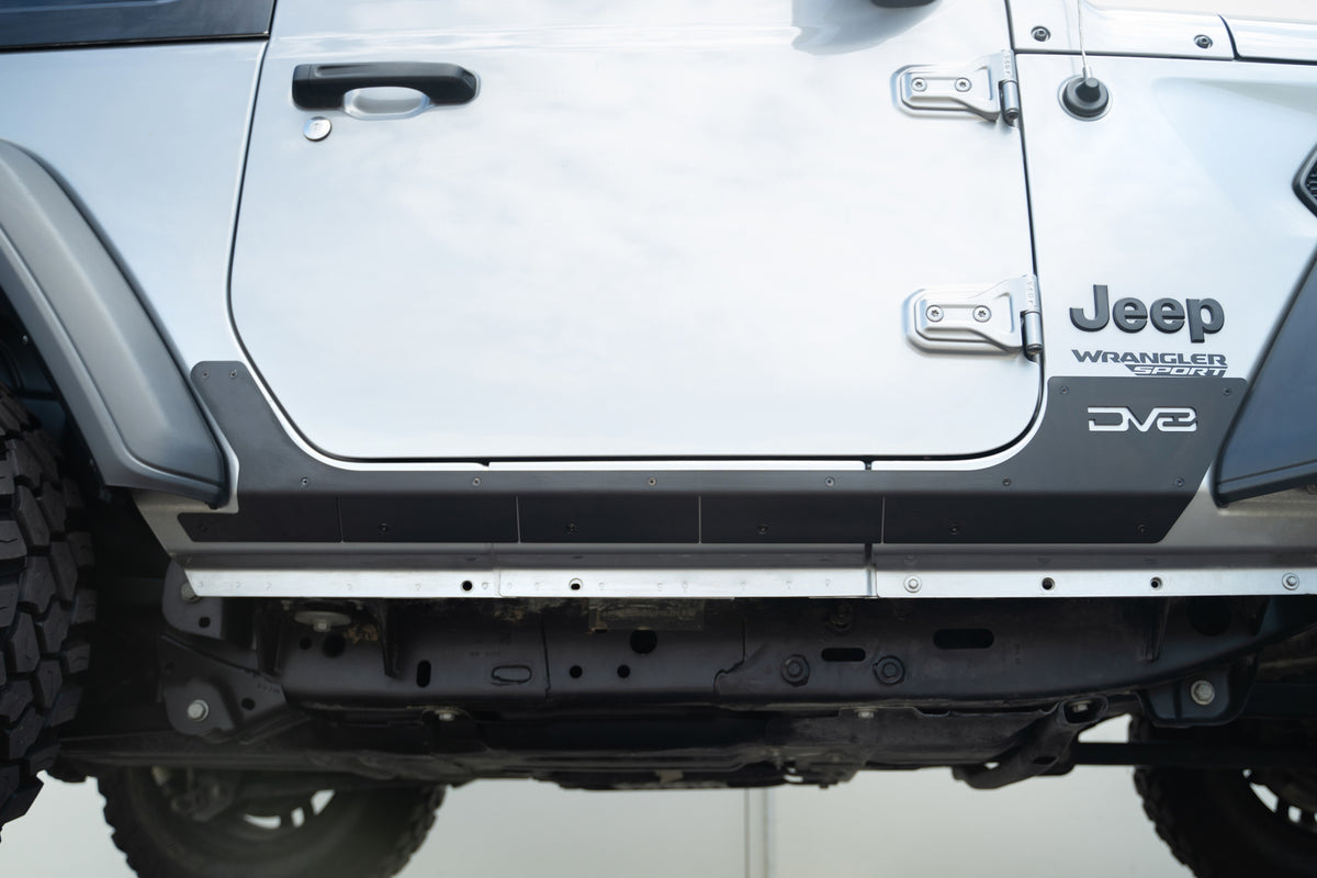 DV8 Offroad - Jeep Wrangler JL 2-Door Rock Skins - SRJL-29