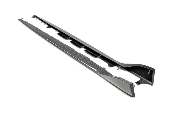 Seibon 2020 Toyota GR Supra OEM-Style Carbon Fiber Side Skirts - SS20TYSUP-OE