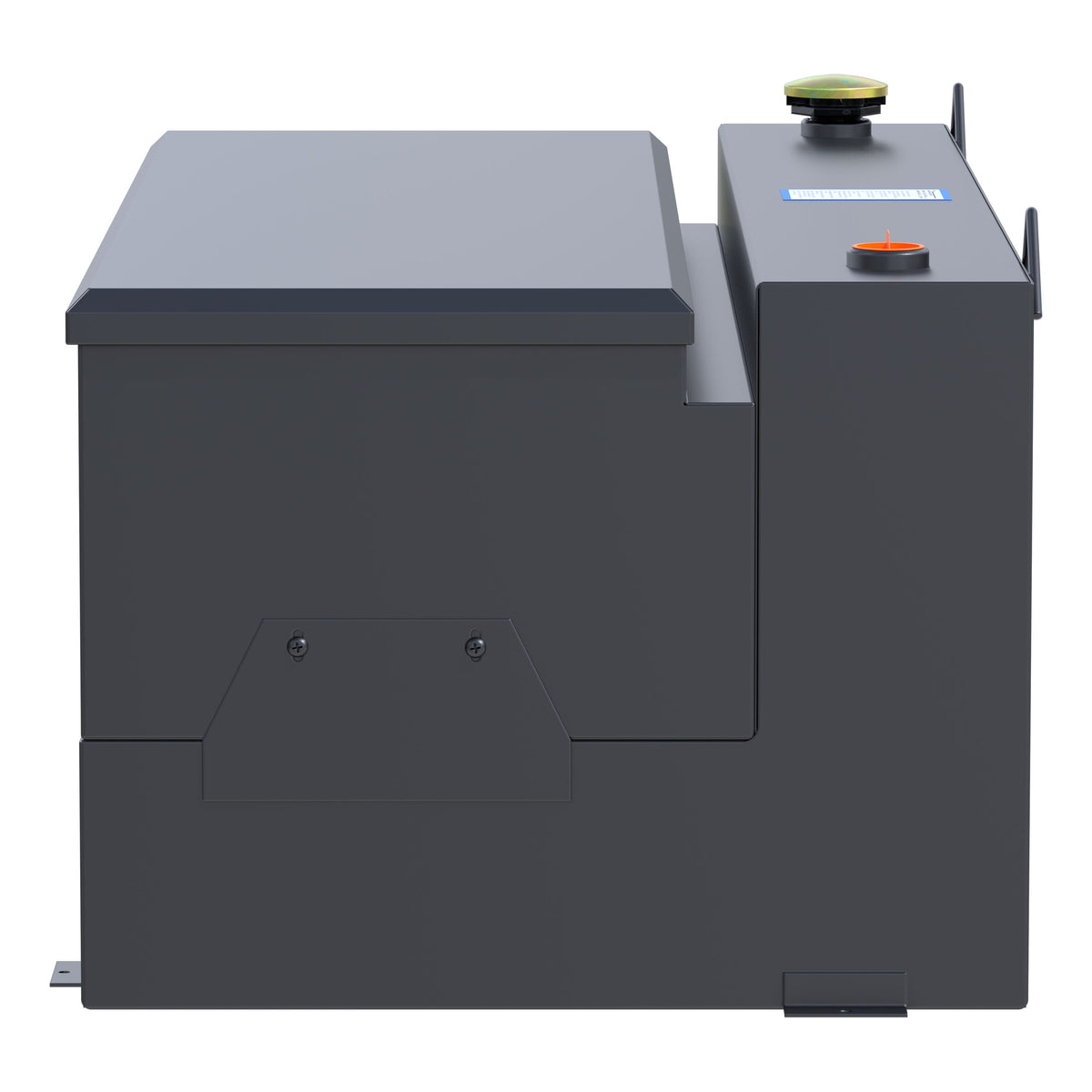 UWS ST-100-COMBO-MB Matte Black 100-Gallon Steel-Aluminum Combo Transfer Tank
