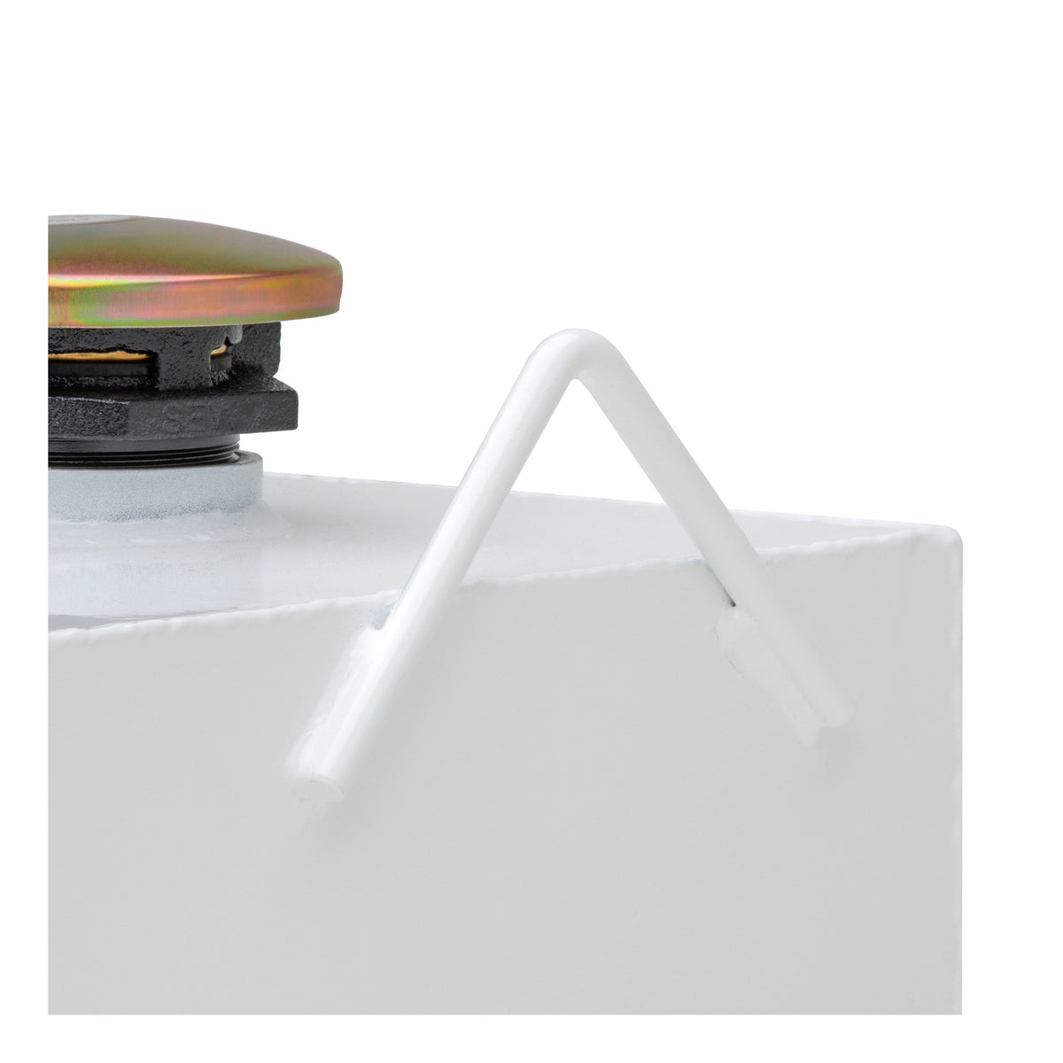 UWS ST-100-RT-W White 100-Gallon Rectangle Steel Transfer Tank