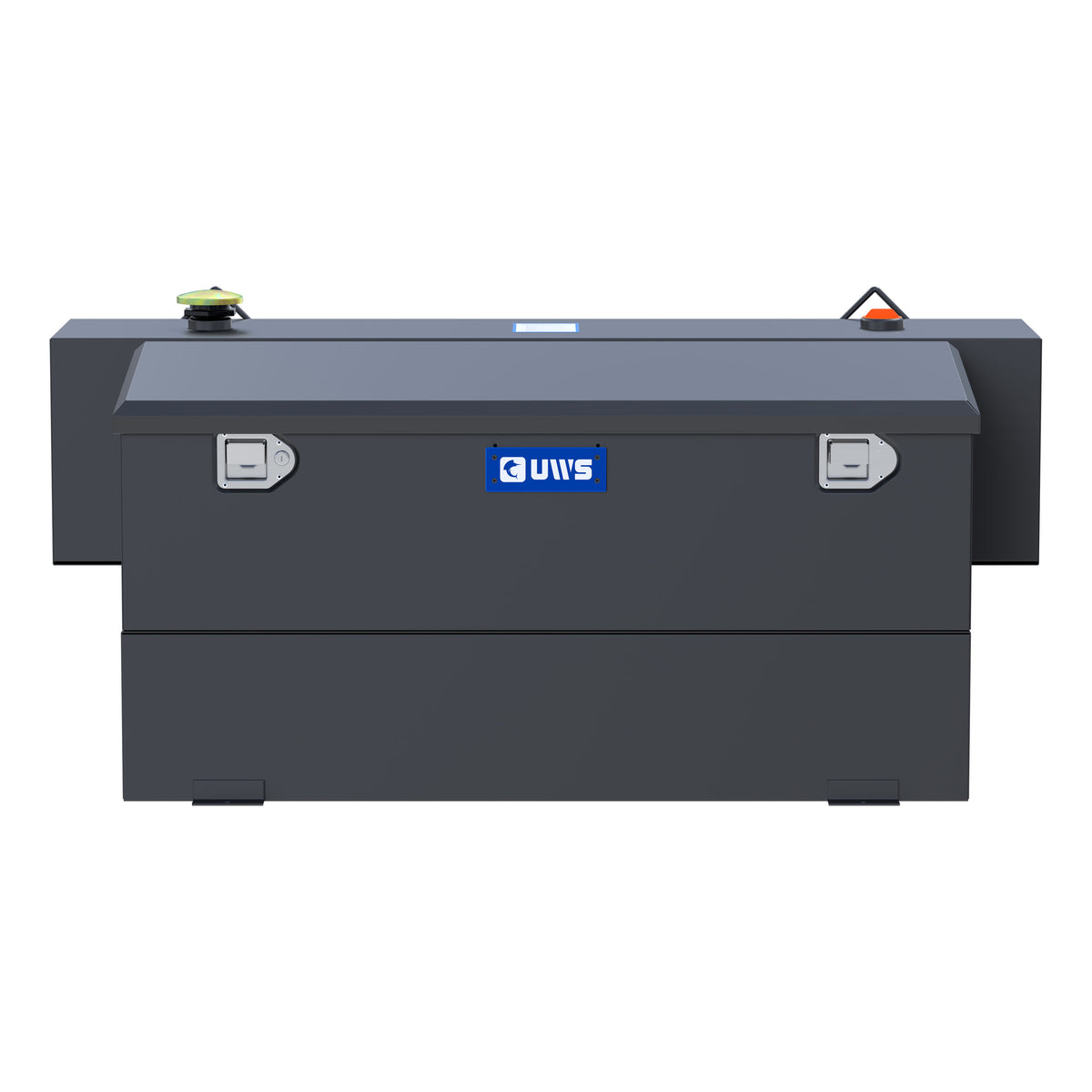 UWS ST-100HH-CB-MB Matte Black Hammerhead-Style 100-Gallon Steel-Aluminum Combo Transfer Tank