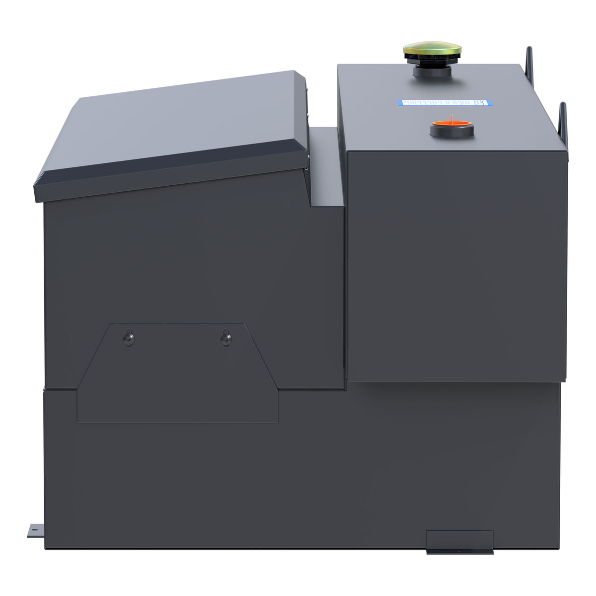 UWS ST-100HH-CB-MB Matte Black Hammerhead-Style 100-Gallon Steel-Aluminum Combo Transfer Tank