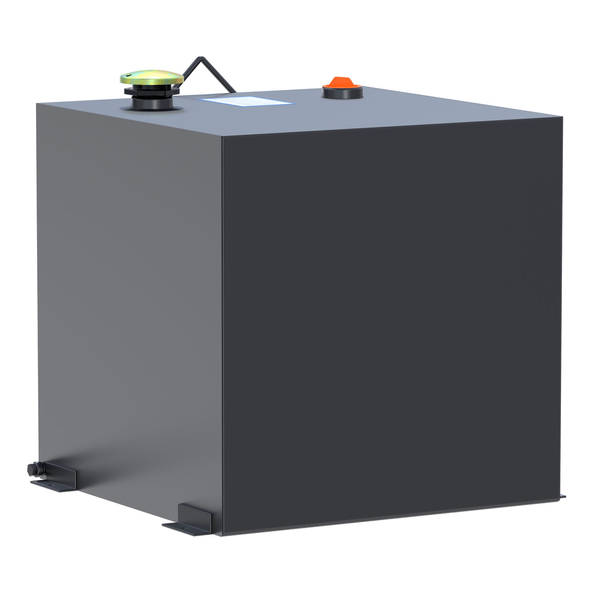 UWS ST-53-R-MB Matte Black 53-Gallon Rectangle Steel Transfer Tank