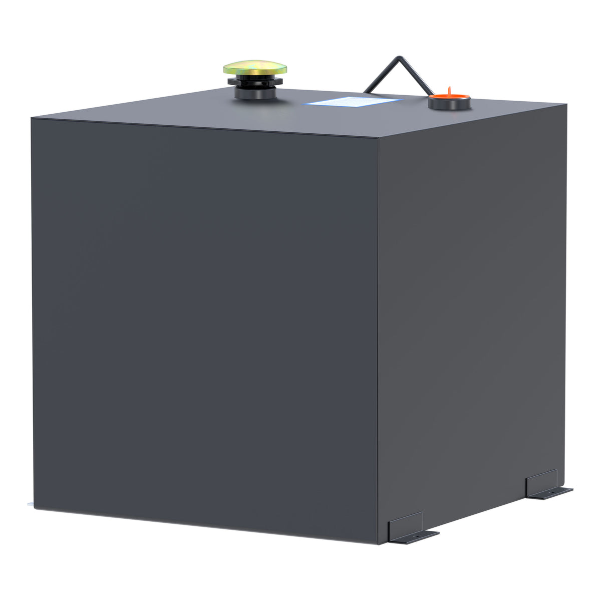 UWS ST-53-R-MB Matte Black 53-Gallon Rectangle Steel Transfer Tank