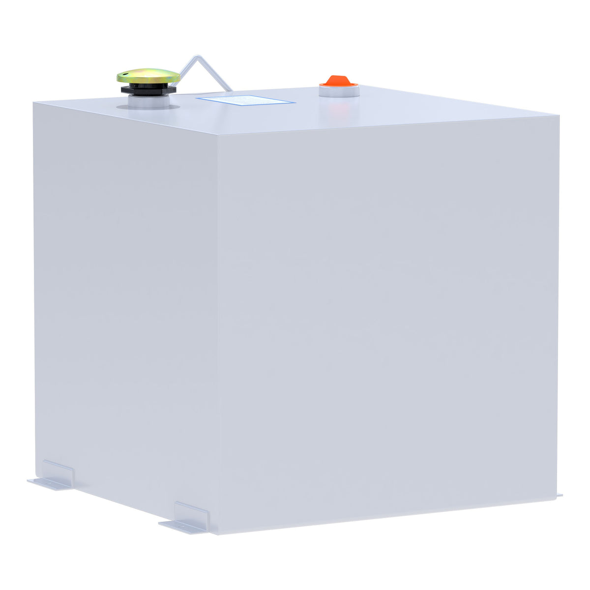 UWS ST-53-R-W White 53-Gallon Rectangle Steel Transfer Tank